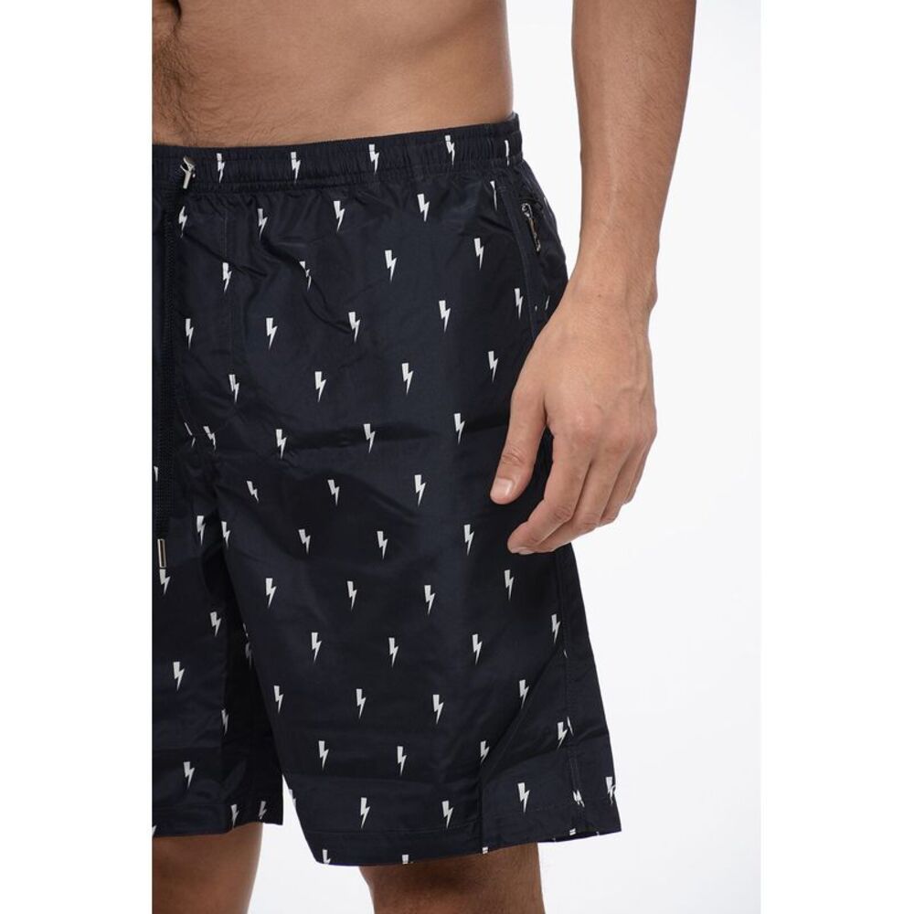 Nylon Boxer MICRO BOLTS Swim Trunks - Picture 4 of 5